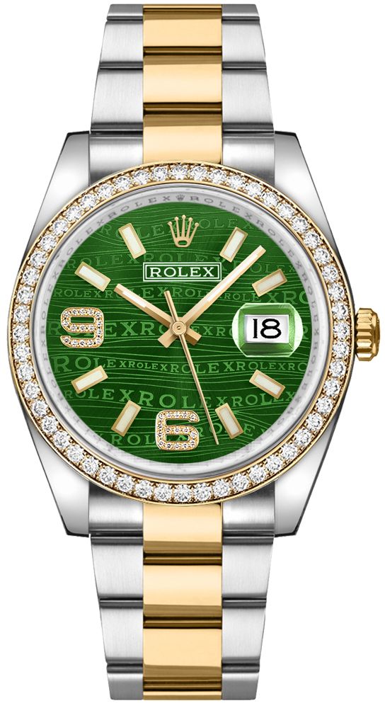 Orologio da polso Rolex Datejust 36 quadrante verde Oyster 116243 – lusso  orologi rolex replica,repliche rolex orologi